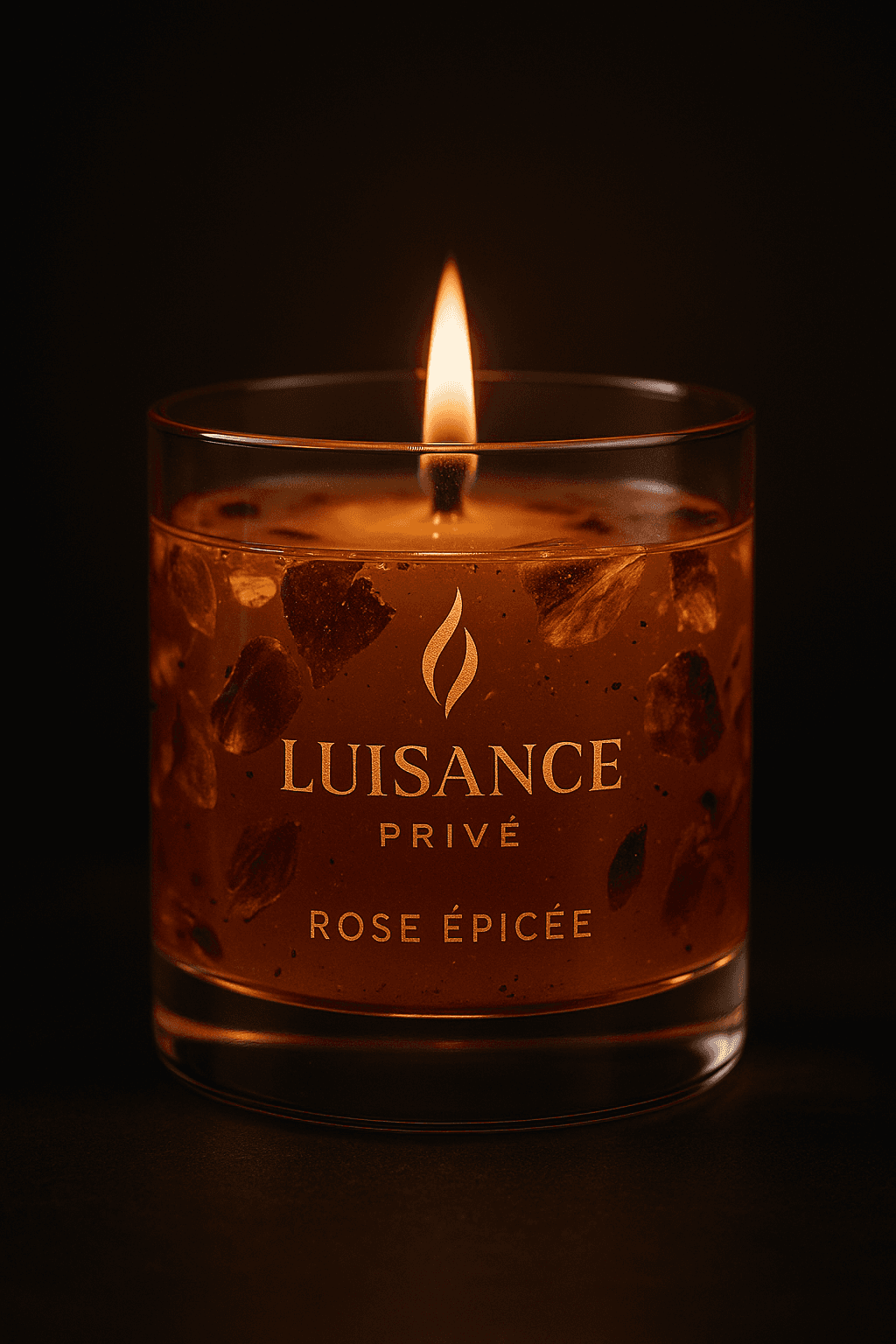 Bougie Rose Épicée