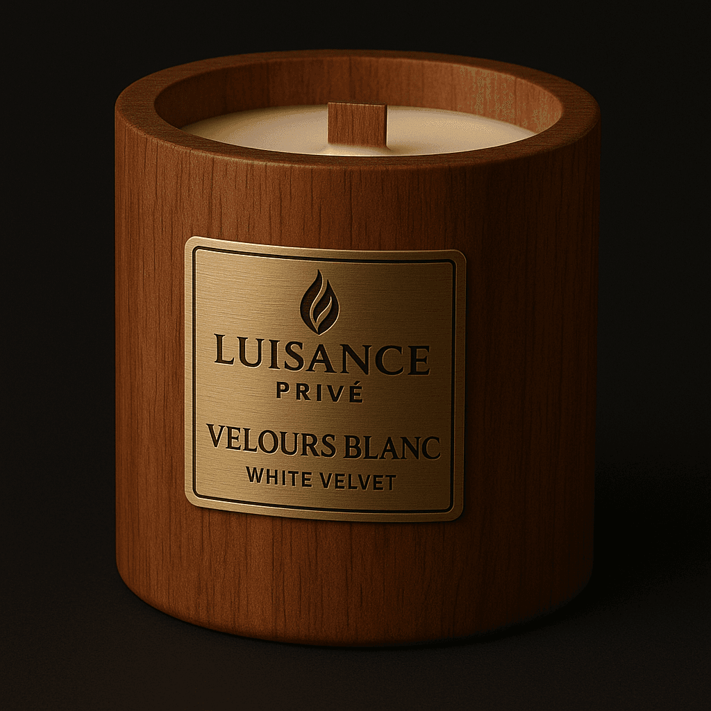 Bougie Velours Blanc